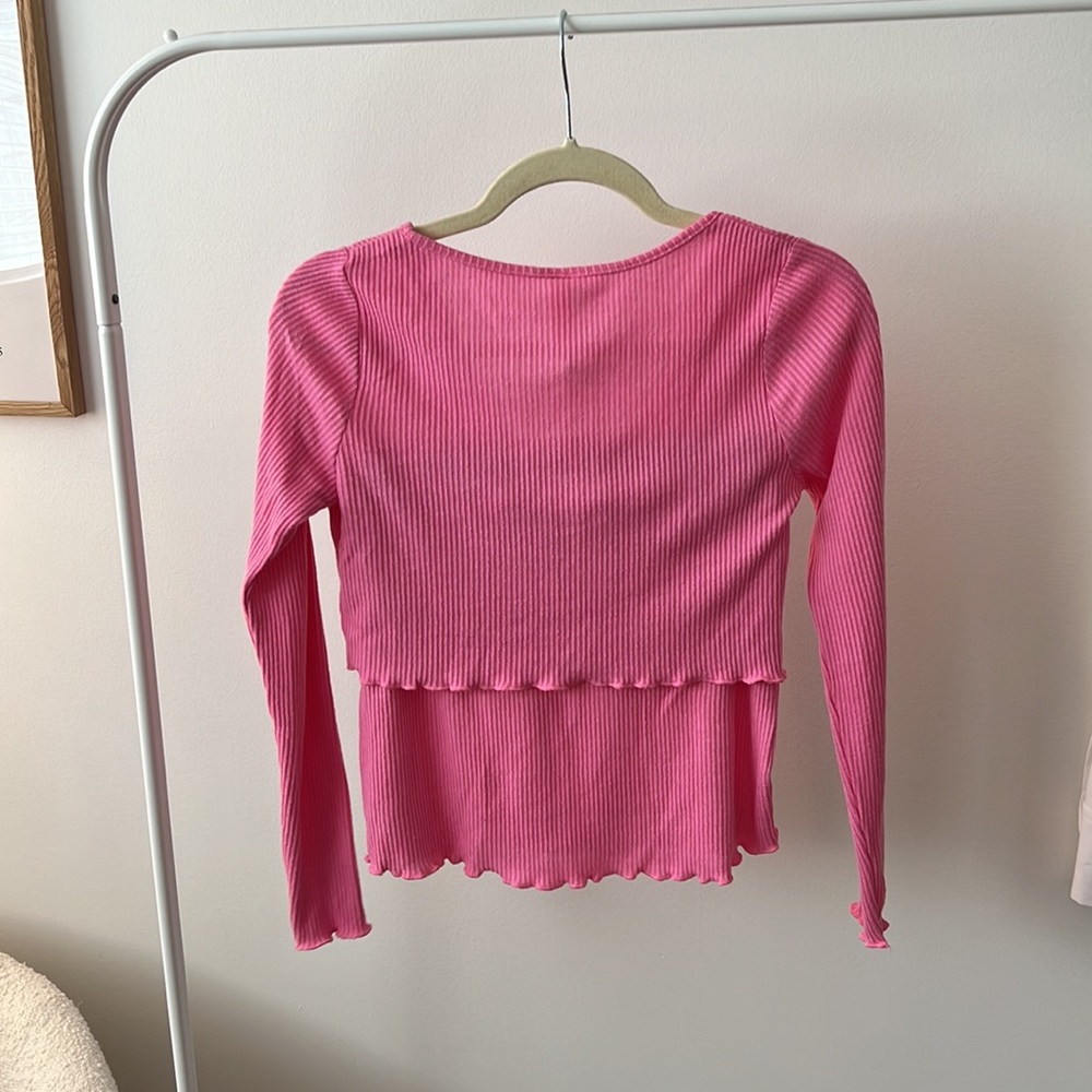 PacSun Pink Ribbed Set - Picture 6 of 10